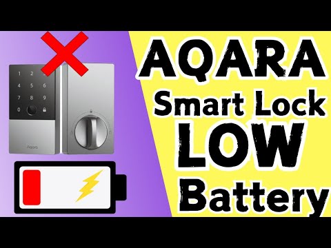 What to do when Aqara Smart Lock Batteries runs out of power? Aqara Lock Useful Video |