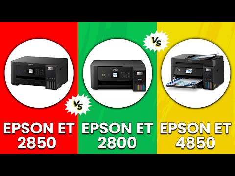 Epson ET 2850 vs Epson ET 2800 vs Epson ET 4850 - Which Epson Printer Has Better Quality?