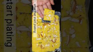 Mango Barfi - Mango sweets - mango recipes #mangorecipe #shorts #sonalizkitchen