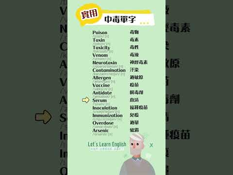 《中毒單字》一起背更好記！#英語單字 #英語學習 #英語跟讀 #英文聽力 #英文单词 #學英文