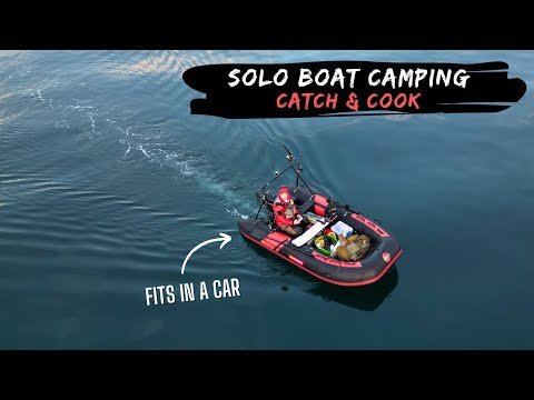 BOAT CAMPING (Catch & Cook) on the BoatWorld Carbon Pro