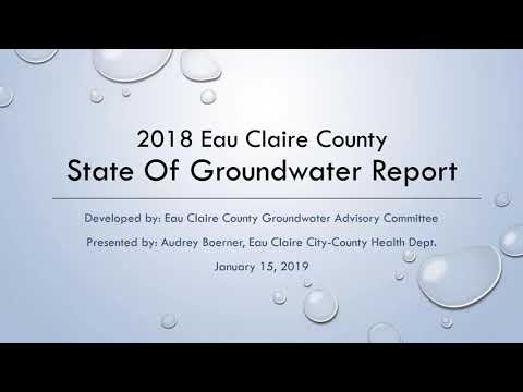 ECC Ag Ordinance Review Special Committee ECC State of the Groundwater Review 01.15.19