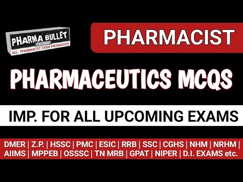 Pharmacist exam preparation | Important pharmaceutics questions| MP | OSSSC | HSSC | DMER | PMC etc.