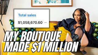 My Boutique Made $1 Million | Revenue vs. Profit for Boutiques | How Much Business Costs