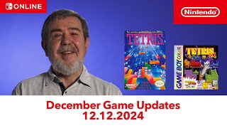 NES & Game Boy – December 2024 Game Update – Nintendo Switch Online