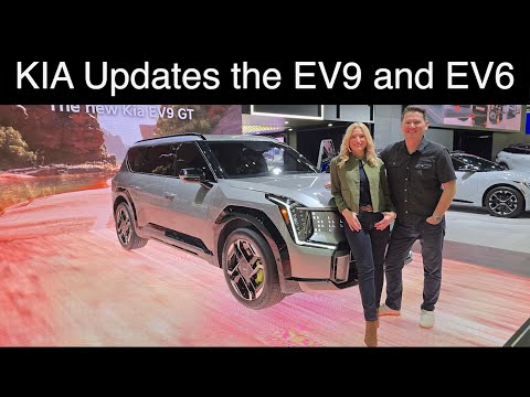 All-New KIA EV9 GT & Updated KIA EV6 first look //KIA's EV push