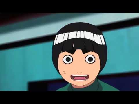 Rock Lee removes his weights (English Dub) 4k