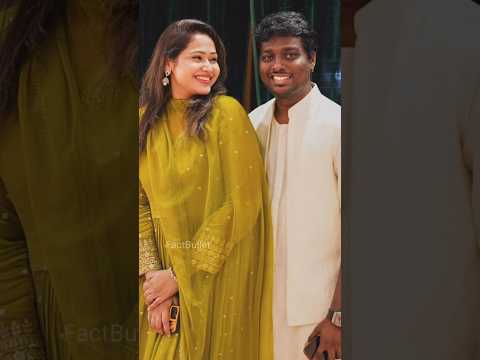 Atlee Kumar and wife Krishna Priya #shorts #atlee #atleekumar #love #bollywood #shortfeed #bollywood