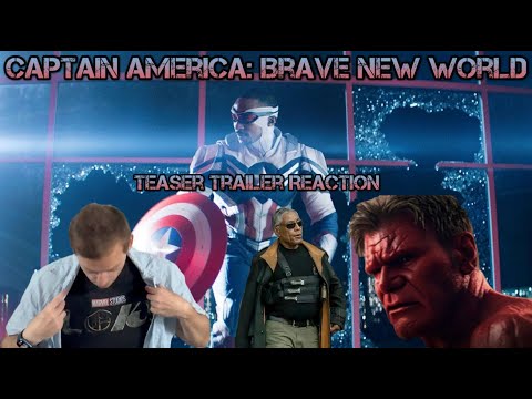 Captain America: Brave New World Trailer Reaction | RED HULK IS COMING