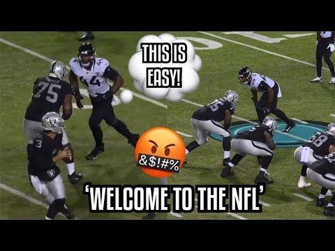 #1 Overall Pick Travon Walker is a BEAST 🥵 | Raiders vs Jaguars highlights 2022 NFL HOF Game