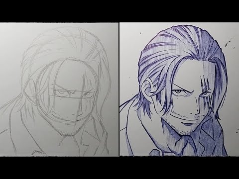 How To Draw Shanks Step By Step - [One Piece]