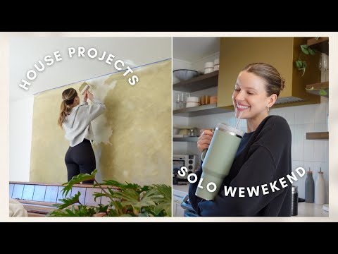 VLOG: let's do some house projects! (and attempt lime washing?)