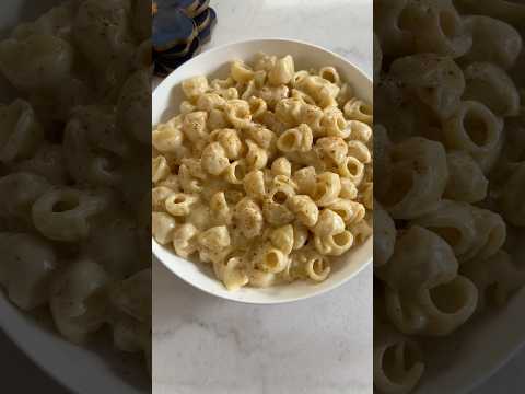 Easiest white sauce pasta #shorts