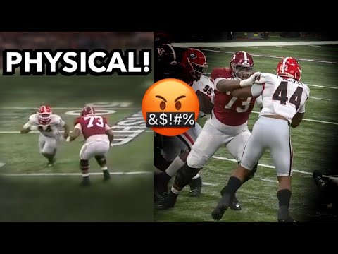 Evan Neal vs Travon Walker | 2022 NFL Draft | PHYSICAL! | OL vs DL Matchup