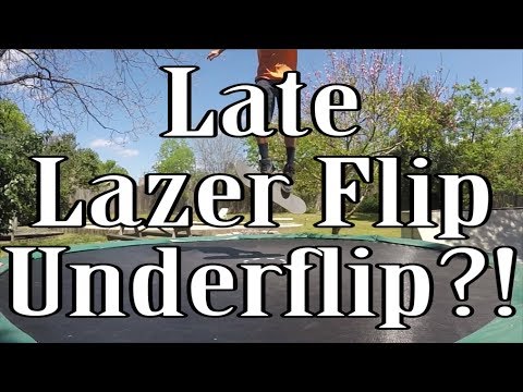 HANGTIME - Crazy Trampoline Skateboarding Tricks! Late Lazer Flip Underflip | Quadruple Kickflip