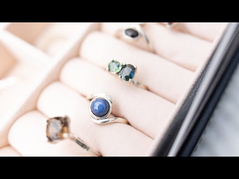 At My Bench: How to Make a Star Sapphire Bezel Set Silver Ring