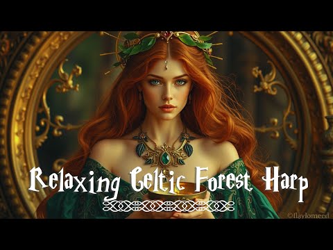 Relaxing Celtic Forest Harp - Enchanting Witchcraft Music - 🌙 Magical, Fantasy, Witchy Music