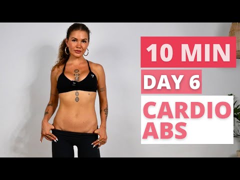 10-Min INTENSE Cardio Abs Workout | No Equipment, BURN Belly Pooch Anytime Anywhere!