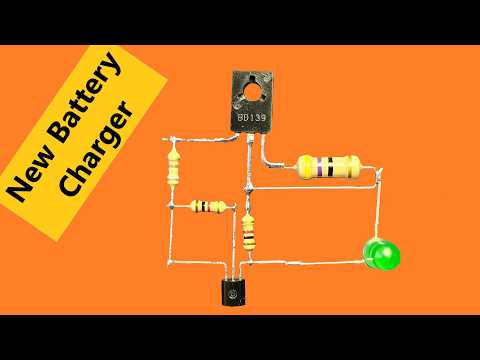 New Smart 3.7V Battery Charging Circuit - Automatic Cut-Off ✔