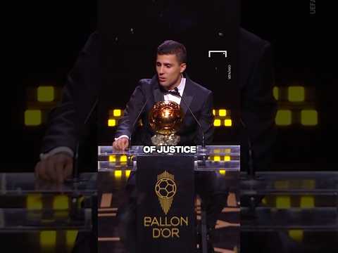 RODRI: BALLON D'OR is JUSTICE for Spanish football 🏆 #shorts #soccer