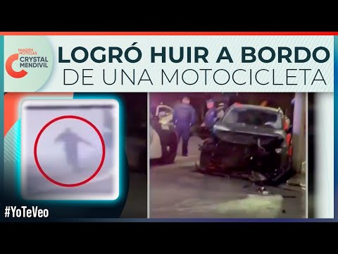 ¡Balacera en calles de la CDMX! Persecución de ladrón que viajaba en un auto robado | Crystal