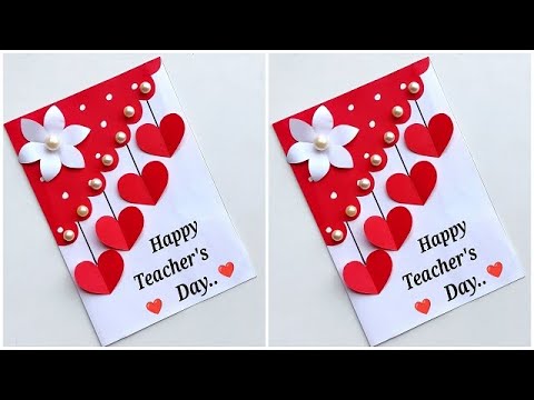 DIY Teacher's day greeting card 2023 / Happy Teacher's day card / How to make Teacher's day card