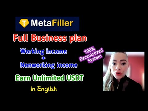 Meta filler Plan Presentation in English | New MLM  Plan | Earn unlimited USDT | Earn money online