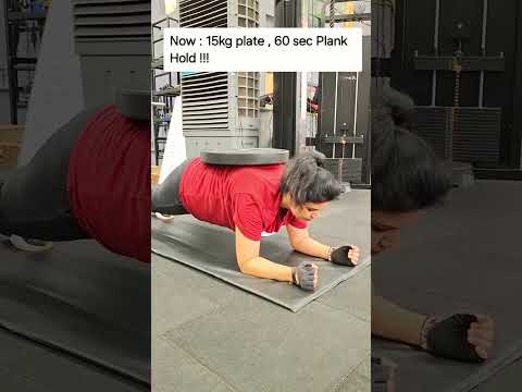 Weighted Plank Hold Gym #beautiful #gym #gymmotivation #excercise #crazy #weightlifting