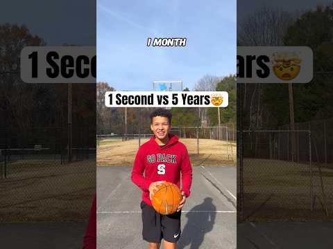 1 Second vs. 5 Years of Trickshots🤯 #shorts #basketball #viralvideo