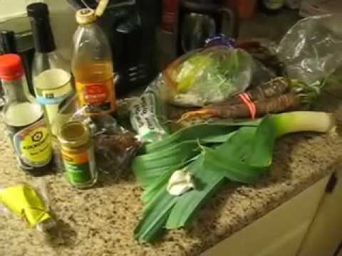 Dominos Stir Fry Pizza with Bok Choy and Root Vegetables