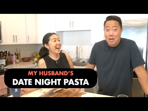 How to Make an Easy Pasta Bake//Husband Cooks Last Minute Valentines Day Dinner!