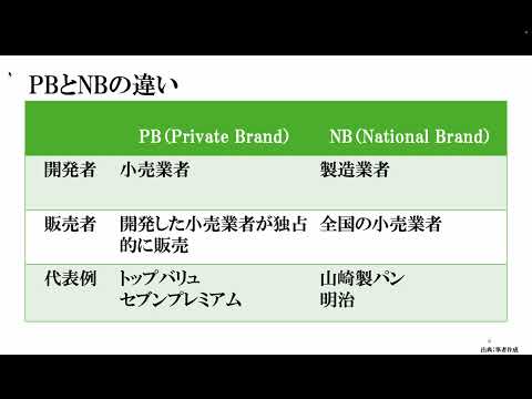 【山口大学OC2024／経済学部】模擬講義「コンビニのスイーツはなぜおいしいか？―PB商品とNB商品の分析」