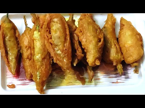 Aloo mirchi bhaji recipe