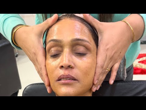 50+ Age Facial Massage 🧿 loose Skin Ko Kaise Tight Kare . Full Facial Massage Video In Hindi.