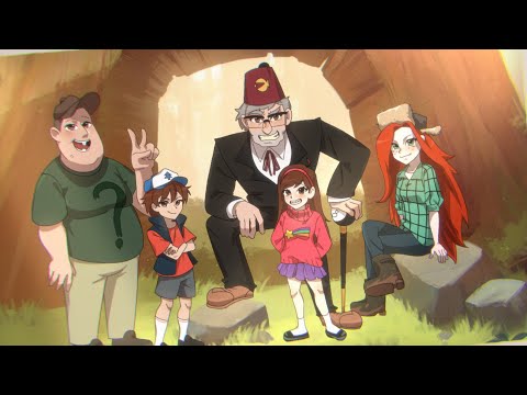 Gravity Falls Anime Opening (Animation)