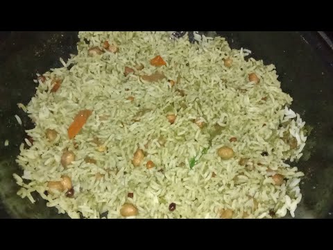 Coriander &  Menthi rice health recipe