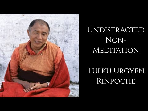 Tulku Urgyen Rinpoche ~ Undistracted Non-Meditation ~ Dzogchen