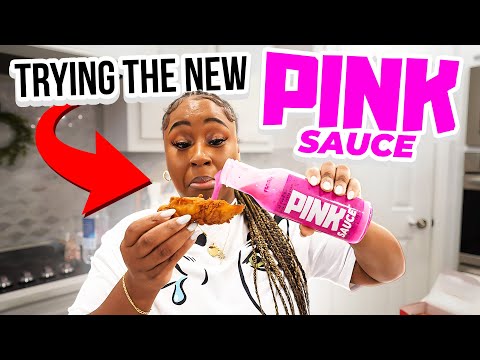 Trying the NEW PINK SAUCE!