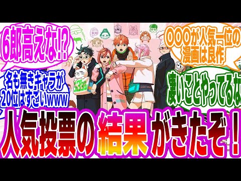 『「ダンダダン」キャラクター人気投票の結果発表！』に対するみんなの反応集【ダンダダン】