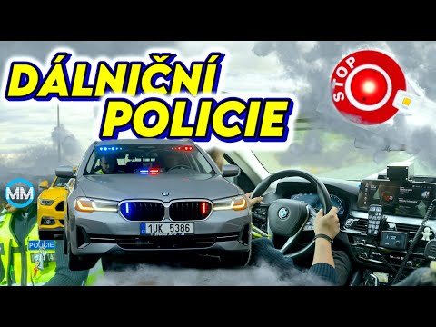 POLICEJNÍ STÍHAČKA! DEN S DÁLNIČNÍ HLÍDKOU V BMW 540i