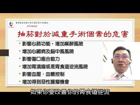 20180917 要接受減重手術了嗎?快戒菸吧! (蔡明憲教授解說版)