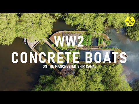 Exploring WW2 Concrete Barges on the Manchester Ship Canal