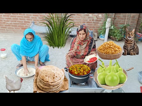 Gaon Main Dophar Ke Khany Ki Routine | Village Mud House Life |Irma's Pakistani family vlog