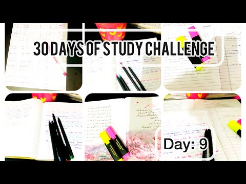 Day : 9 / 30 Days of study challenge/study 📚with me / My Lifestyle