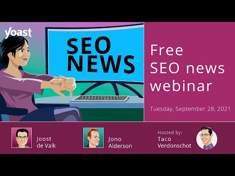 SEO news webinar | September 2021