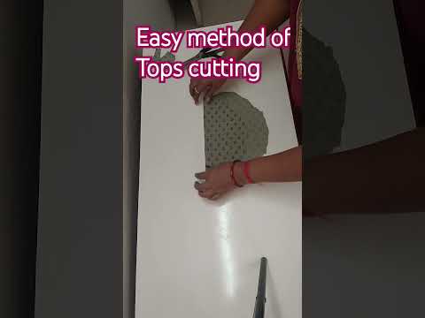 Easy method of Tops cutting #diyfashion #sewingmagic