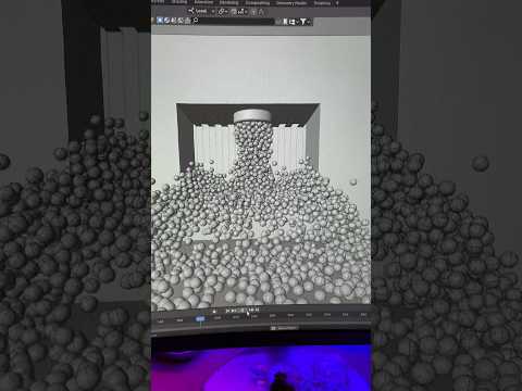 Blender VFX Tutorial | 10,000 Bouncy Balls in Blender #blender #tutorial