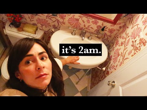 the internet's most chaotic bathroom makeover.