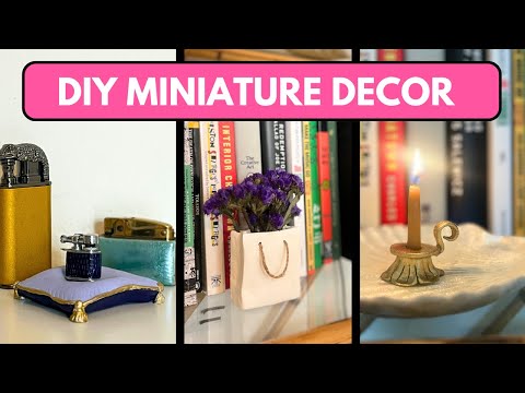 DIY Miniature Home Decor with Air Dry Clay