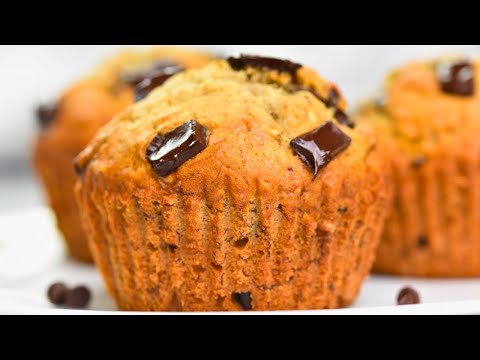 Banana Chocolate Chunks Muffins (Eggless)